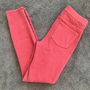 EUC Spanx Ankle Jean Leggings Nantucket Red | Sz Small